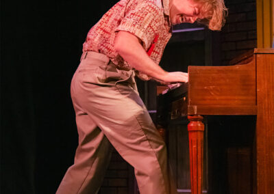 Hunter Semrau as Jerry Lee Lewis in Million Dollar Quartet. Photo by Heather Garrity Photography.