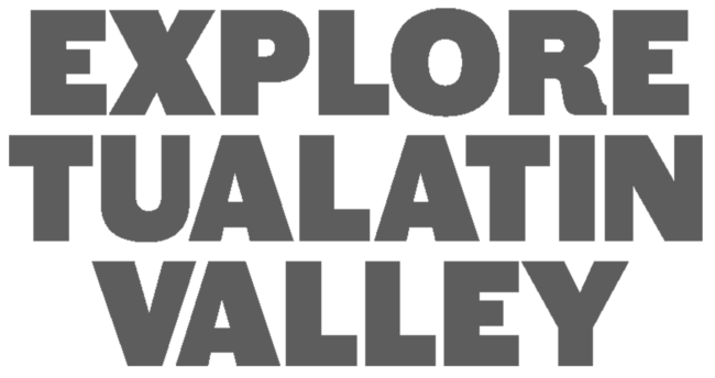 Logo for Explore Tualatin Valley.